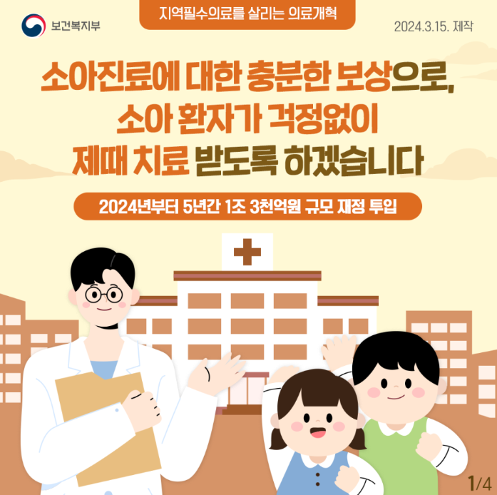 [보건복지부] 소아진료에 관한 의료정책 추진사항
