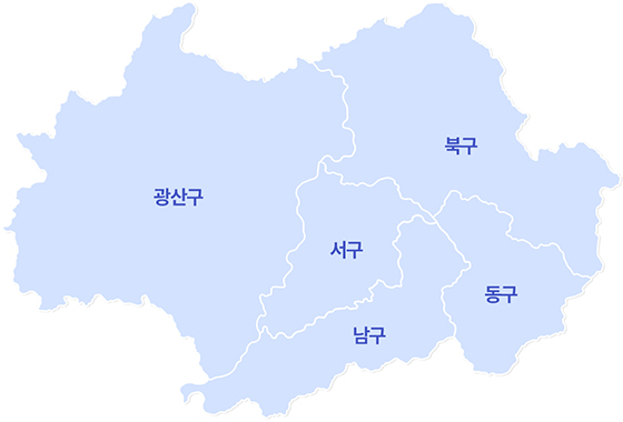 광주전체지도