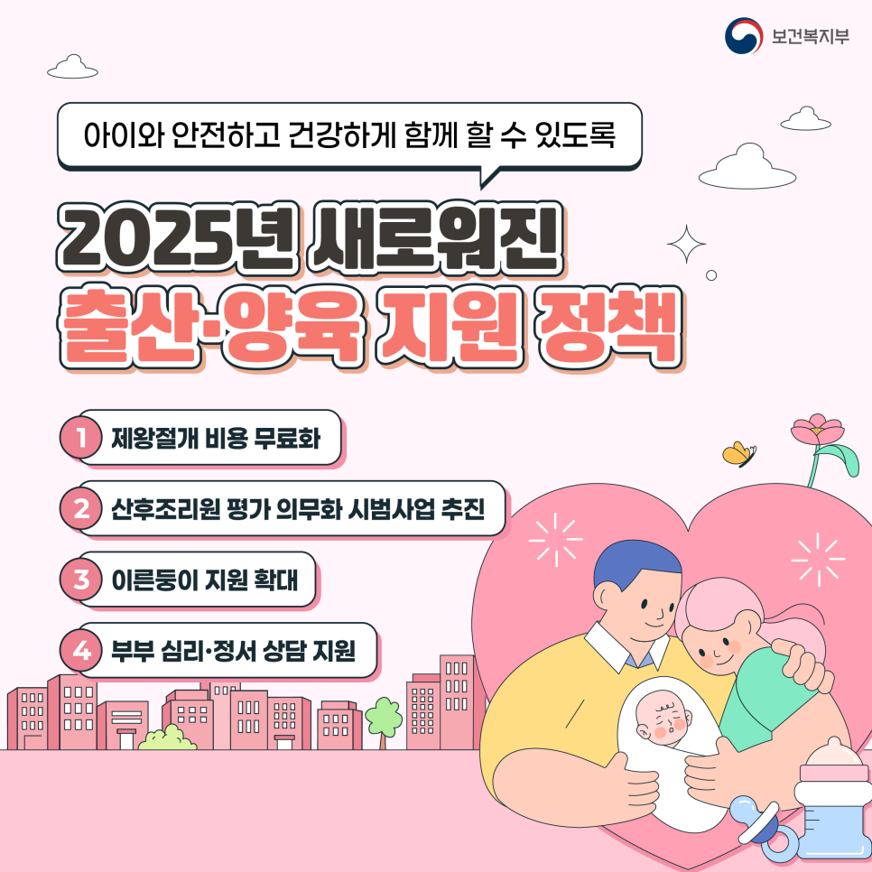 2025 새로워진 출산·양육 지원정책 한눈에 ②