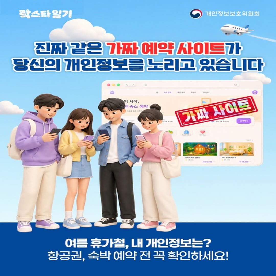 여름 휴가철, 가짜 항공권·숙박 꼭 확인하세요!